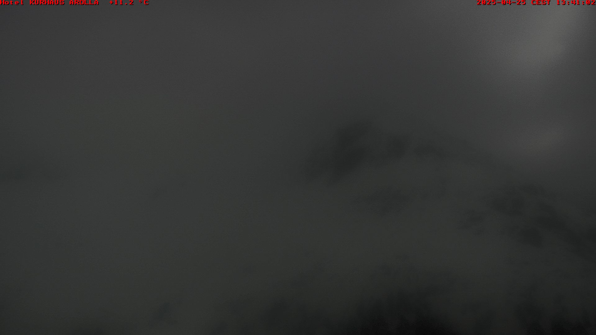 WEBCAM AROLLA, vue sur le Pigne d'Arolla